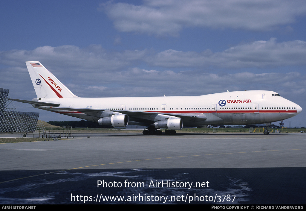 Aircraft Photo of N751PA | Boeing 747-121 | Orion Air | AirHistory.net #3787