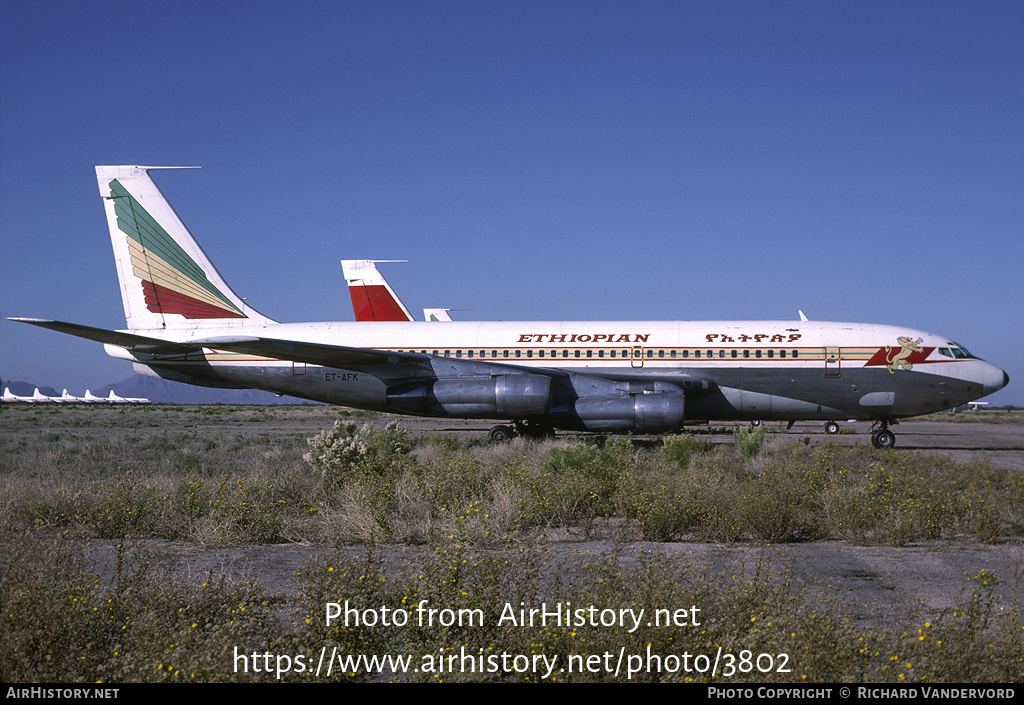 Aircraft Photo of ET-AFK | Boeing 720-024B | Ethiopian Airlines | AirHistory.net #3802