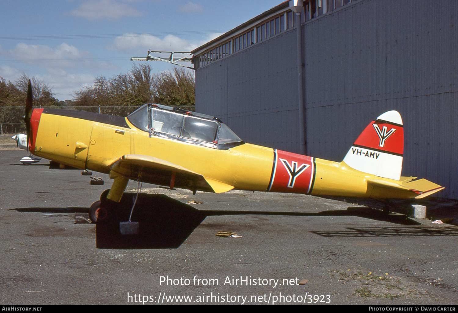 Aircraft Photo of VH-AMV | De Havilland DHC-1 Chipmunk T10 | AirHistory.net #3923