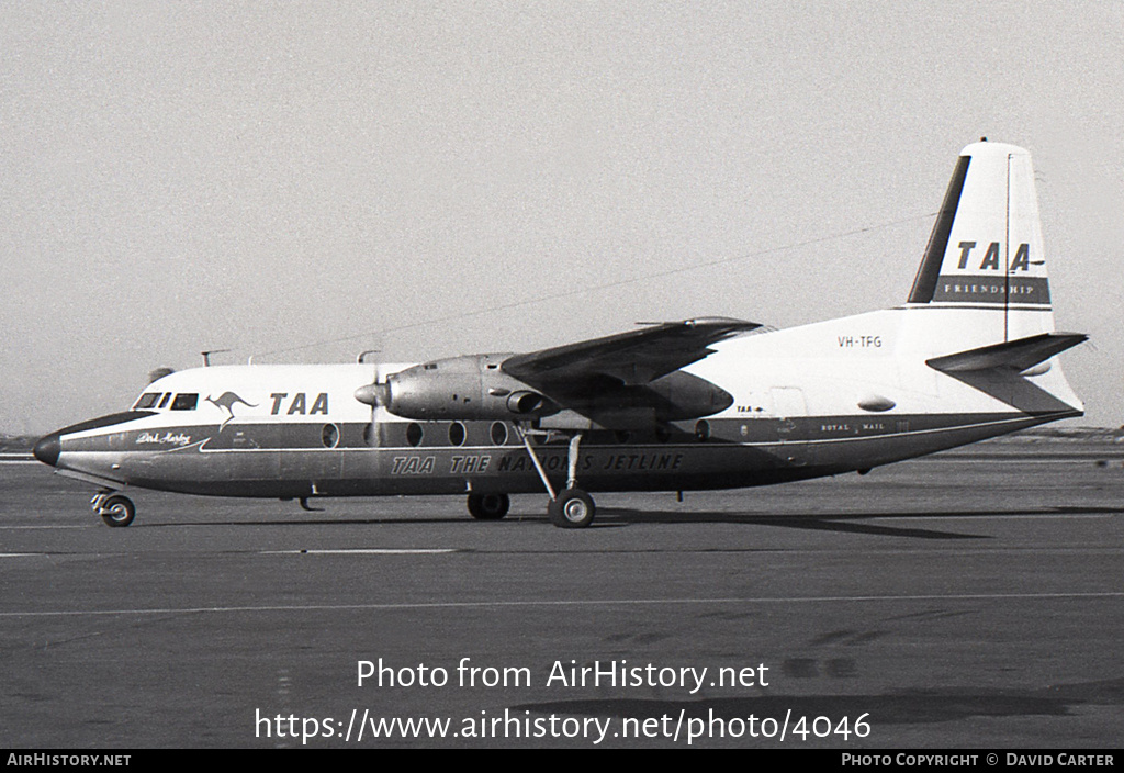 Aircraft Photo of VH-TFG | Fokker F27-100 Friendship | Trans-Australia Airlines - TAA | AirHistory.net #4046