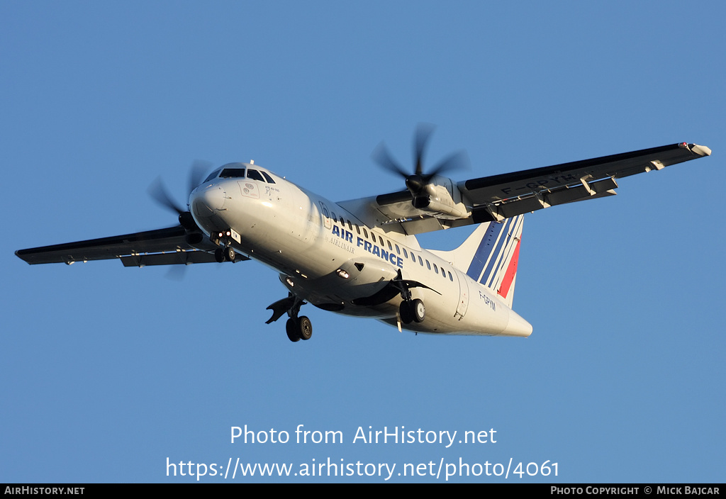 Aircraft Photo of F-GPYM | ATR ATR-42-500 | Air France | AirHistory.net #4061