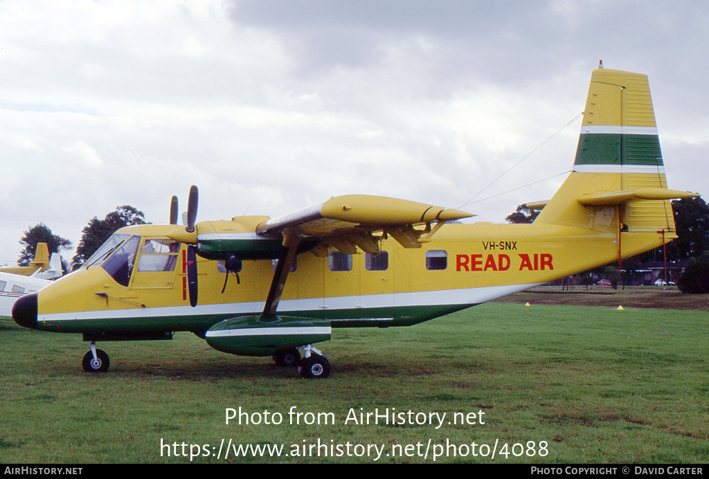 Aircraft Photo of VH-SNX | GAF N-22B Nomad | Read Air | AirHistory.net #4088