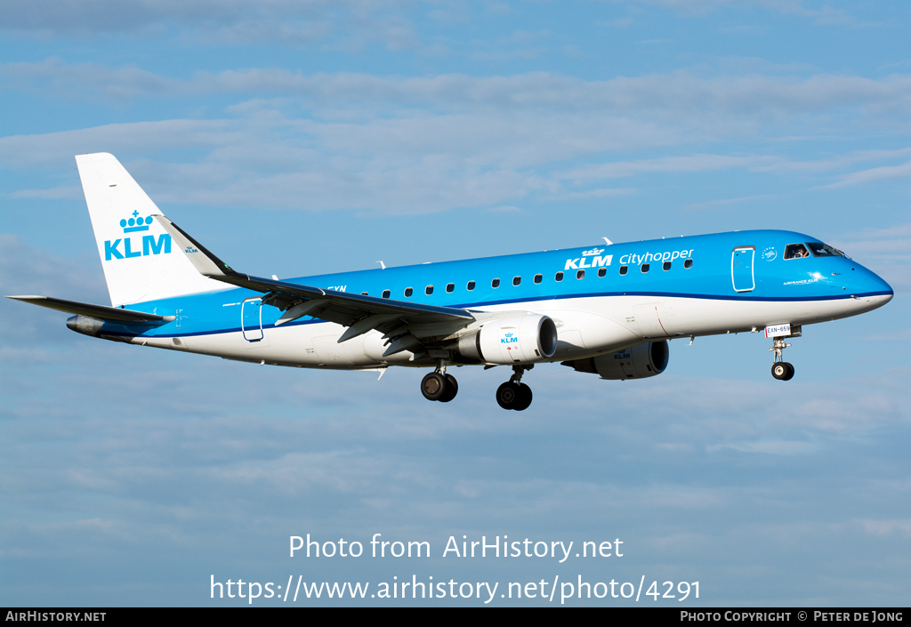 Aircraft Photo of PH-EXN | Embraer 175STD (ERJ-170-200STD) | KLM Cityhopper | AirHistory.net #4291