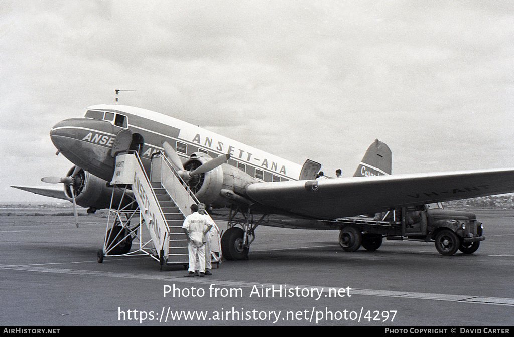 Aircraft Photo of VH-ANT | Douglas DC-3-G202A | Ansett - ANA | AirHistory.net #4297