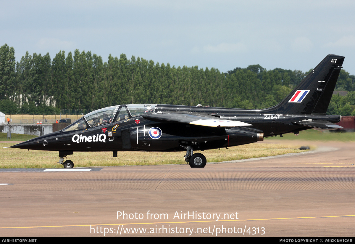 Aircraft Photo of ZJ647 | Dassault-Dornier Alpha Jet A | UK - Air Force | AirHistory.net #4313