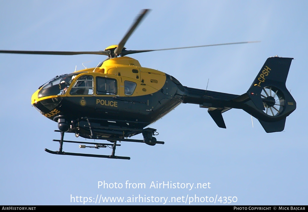 Aircraft Photo of G-CPSH | Eurocopter EC-135T-1 | Police | AirHistory.net #4350