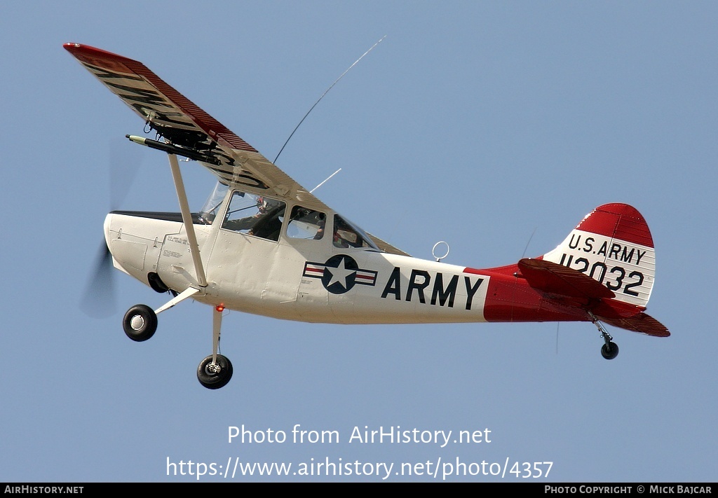 Aircraft Photo of N5263G / 112032 | Cessna O-1A Bird Dog (305A/L-19A) | USA - Army | AirHistory.net #4357