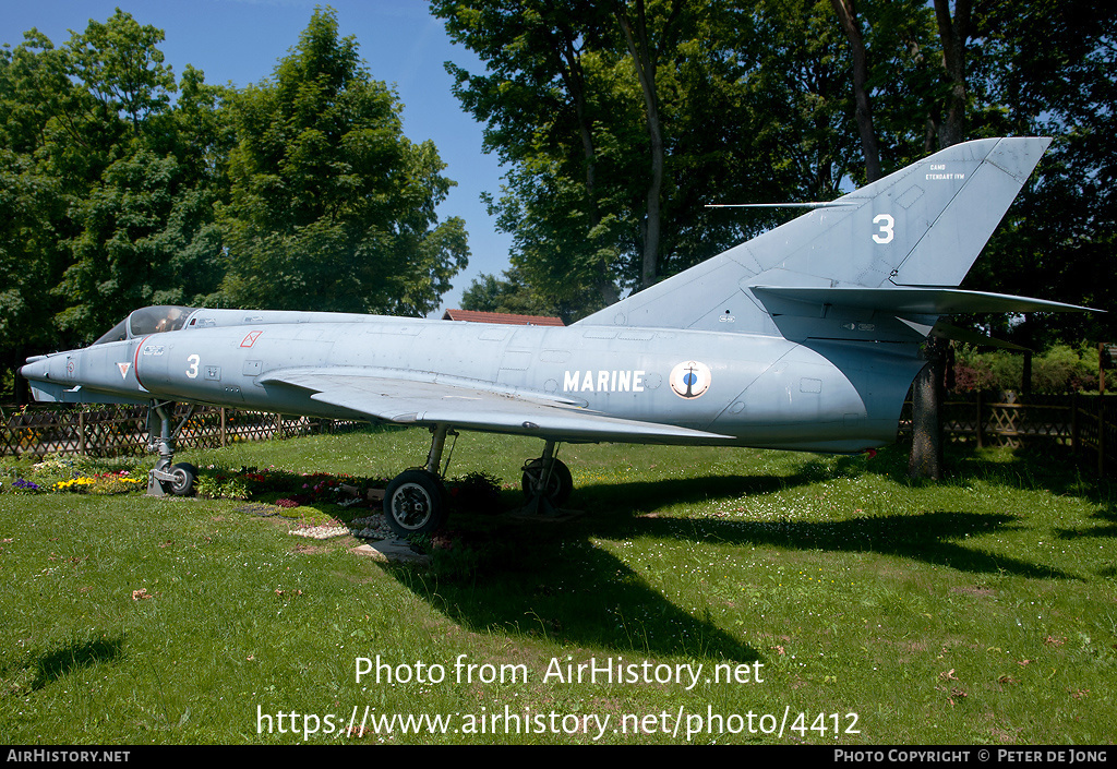 Aircraft Photo of 3 | Dassault Etendard IVM | France - Navy | AirHistory.net #4412