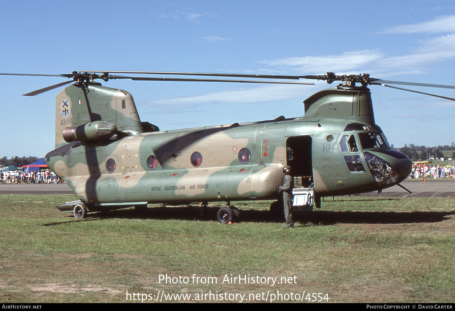 Aircraft Photo of A15-010 | Boeing Vertol CH-47C Chinook | Australia - Air Force | AirHistory.net #4554