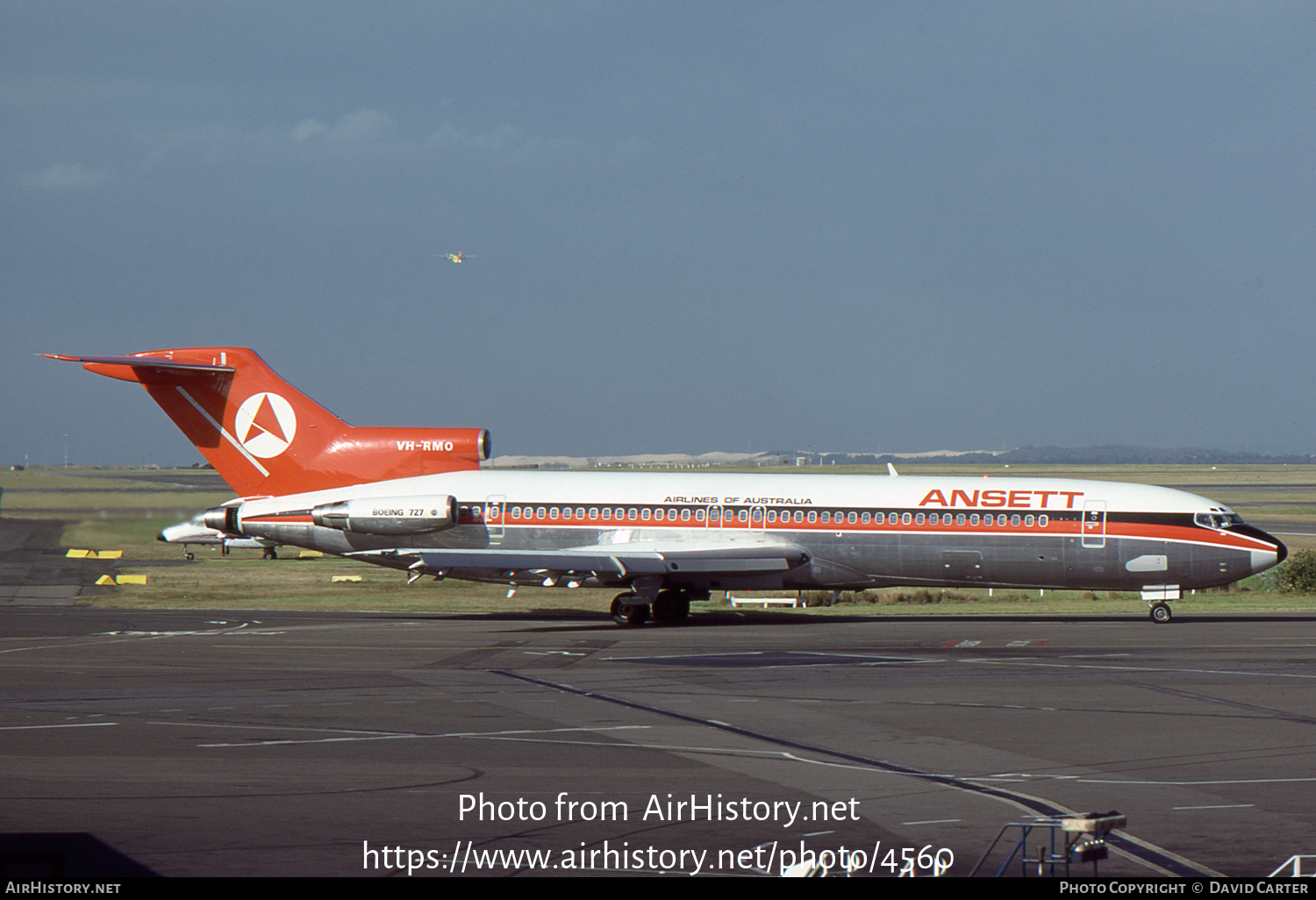 Aircraft Photo of VH-RMO | Boeing 727-277/Adv | Ansett Airlines of Australia | AirHistory.net #4560