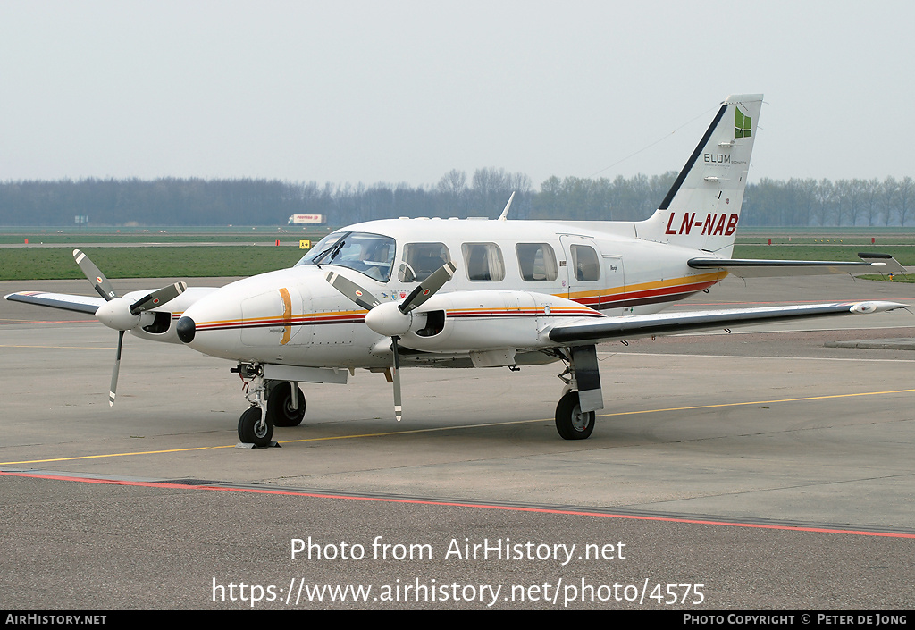 Aircraft Photo of LN-NAB | Piper PA-31-310 Navajo C | Blom Geomatics | AirHistory.net #4575