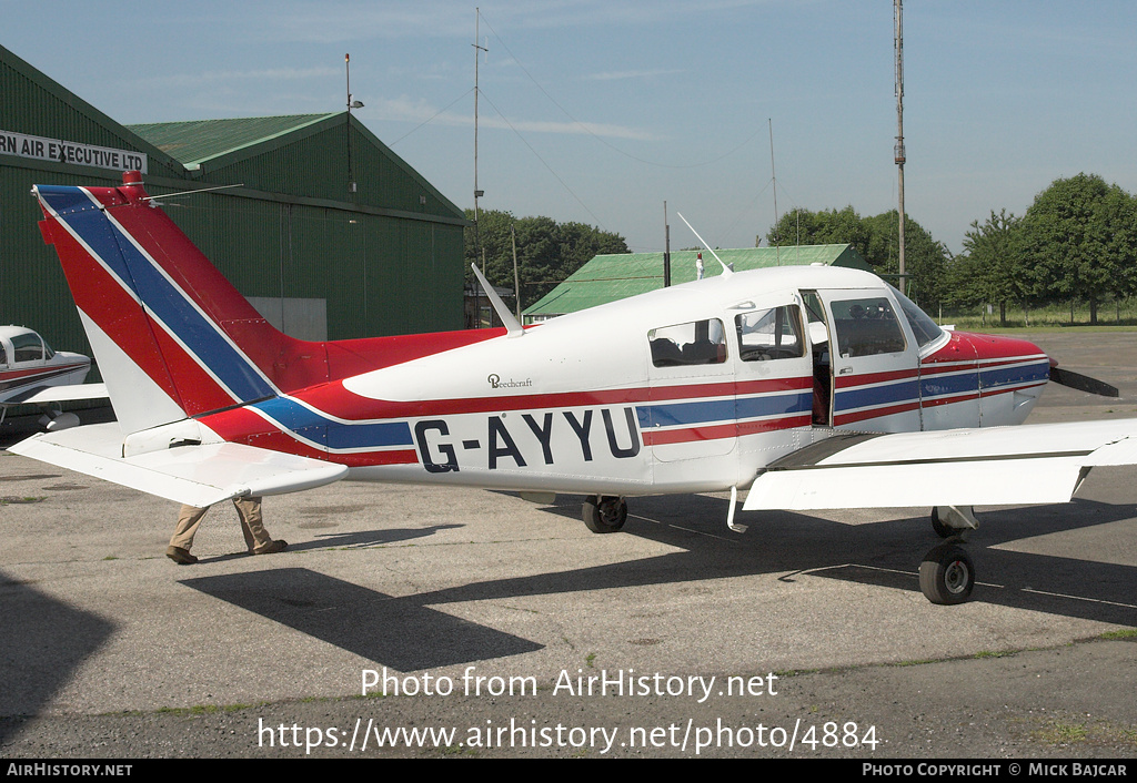 Aircraft Photo of G-AYYU | Beech C23 Sundowner 180 | AirHistory.net #4884