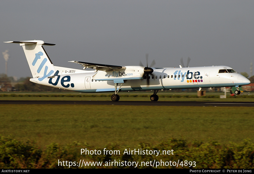 Aircraft Photo of G-JECU | Bombardier DHC-8-402 Dash 8 | Flybe | AirHistory.net #4893