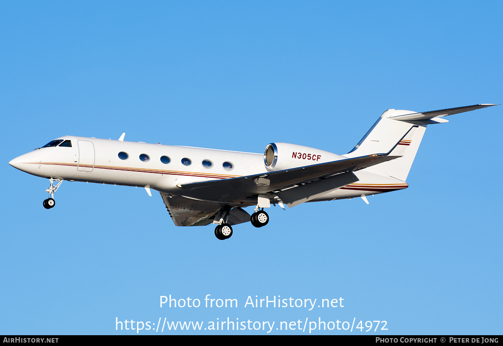 Aircraft Photo of N305CF | Gulfstream Aerospace G-IV Gulfstream IV | AirHistory.net #4972