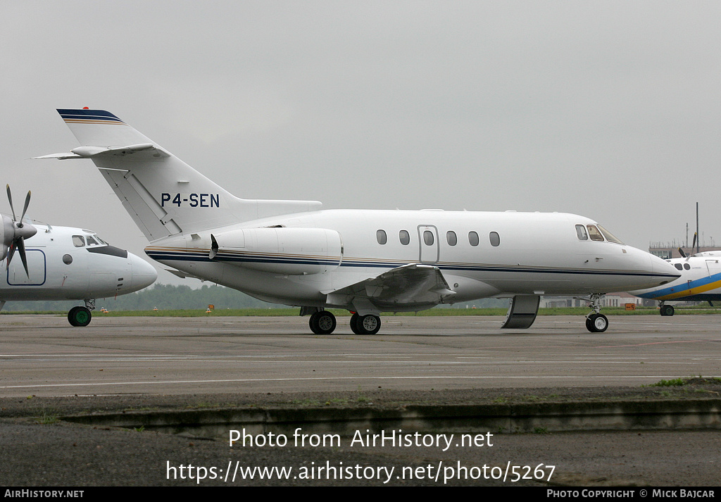 Aircraft Photo of P4-SEN | Raytheon Hawker 800XP | AirHistory.net #5267