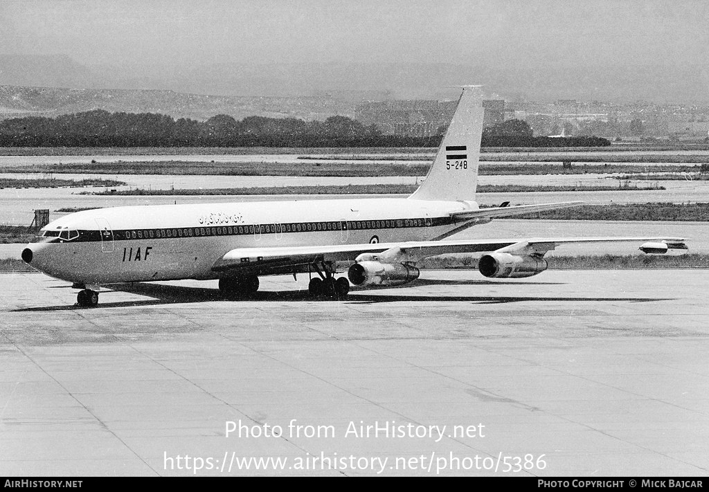 Aircraft Photo of 5-248 | Boeing 707-3J9C | Iran - Air Force | AirHistory.net #5386