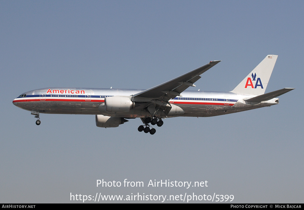 Aircraft Photo of N767AJ | Boeing 777-223/ER | American Airlines | AirHistory.net #5399