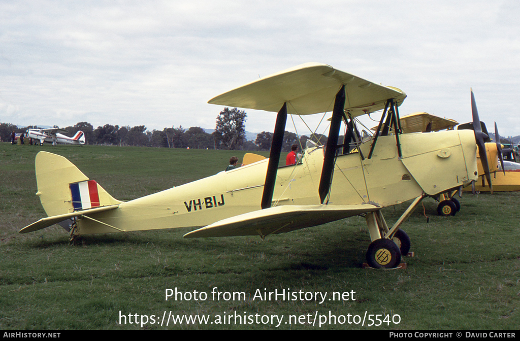 Aircraft Photo of VH-BIJ | De Havilland D.H. 82A Tiger Moth | AirHistory.net #5540