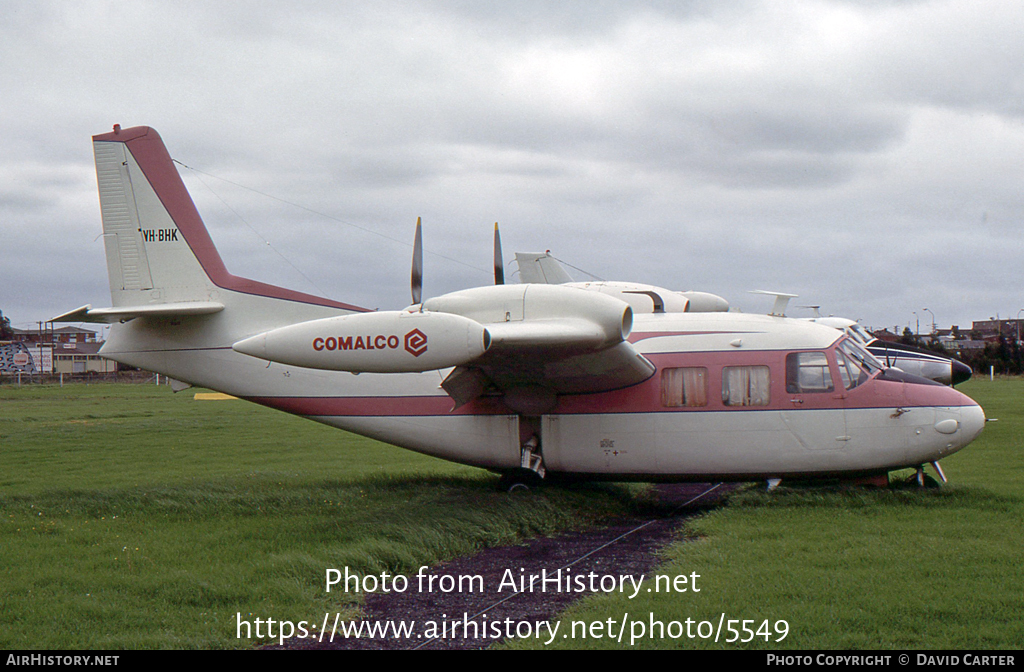 Aircraft Photo of VH-BHK | Piaggio P-166 | Comalco | AirHistory.net #5549