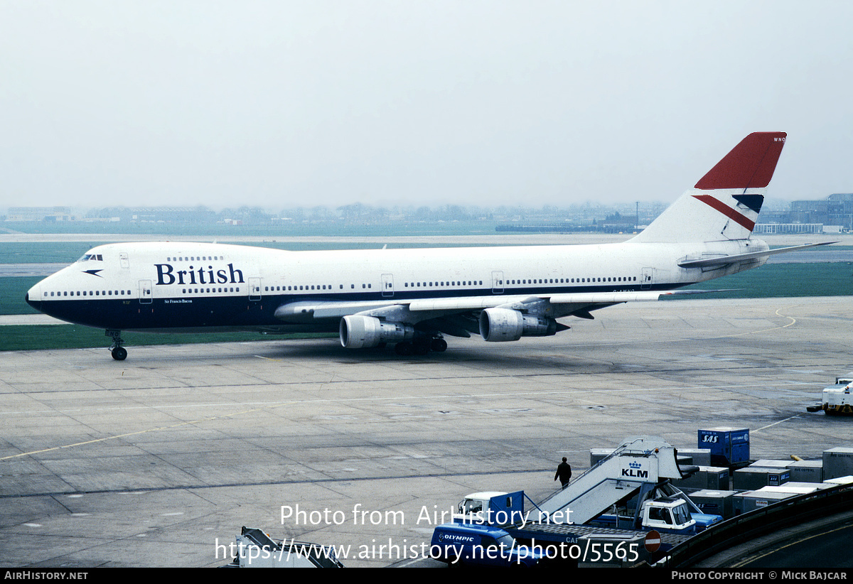 Aircraft Photo of G-AWNO | Boeing 747-136 | British Airways | AirHistory.net #5565