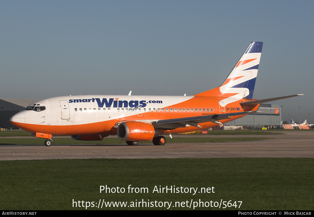 Aircraft Photo of OK-SWV | Boeing 737-522 | Smartwings | AirHistory.net #5647