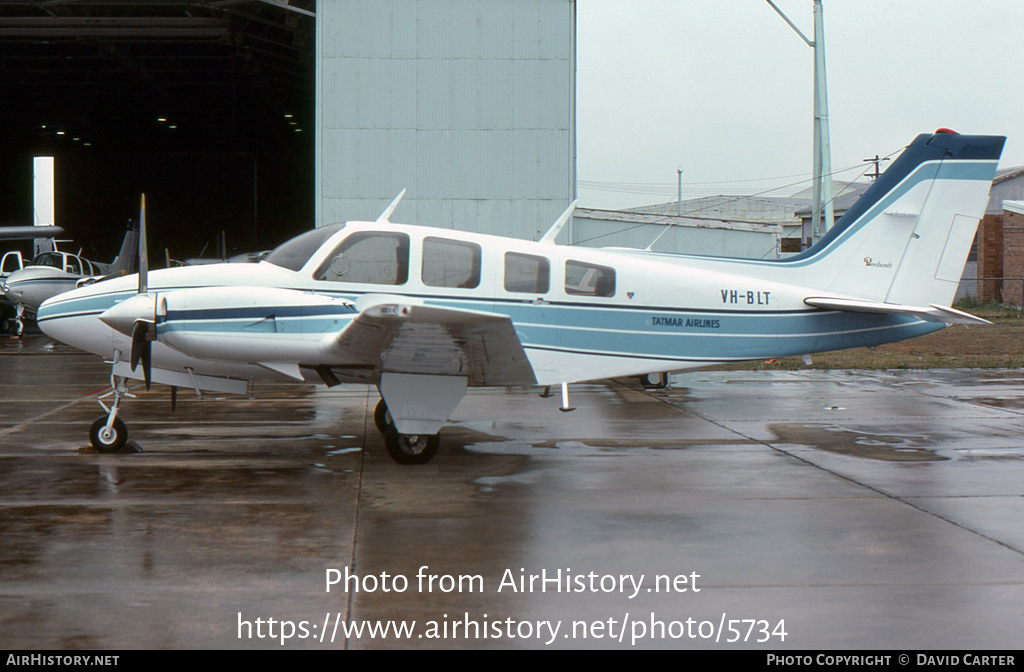 Aircraft Photo of VH-BLT | Beech 58P Pressurized Baron | Tatmar Airlines | AirHistory.net #5734