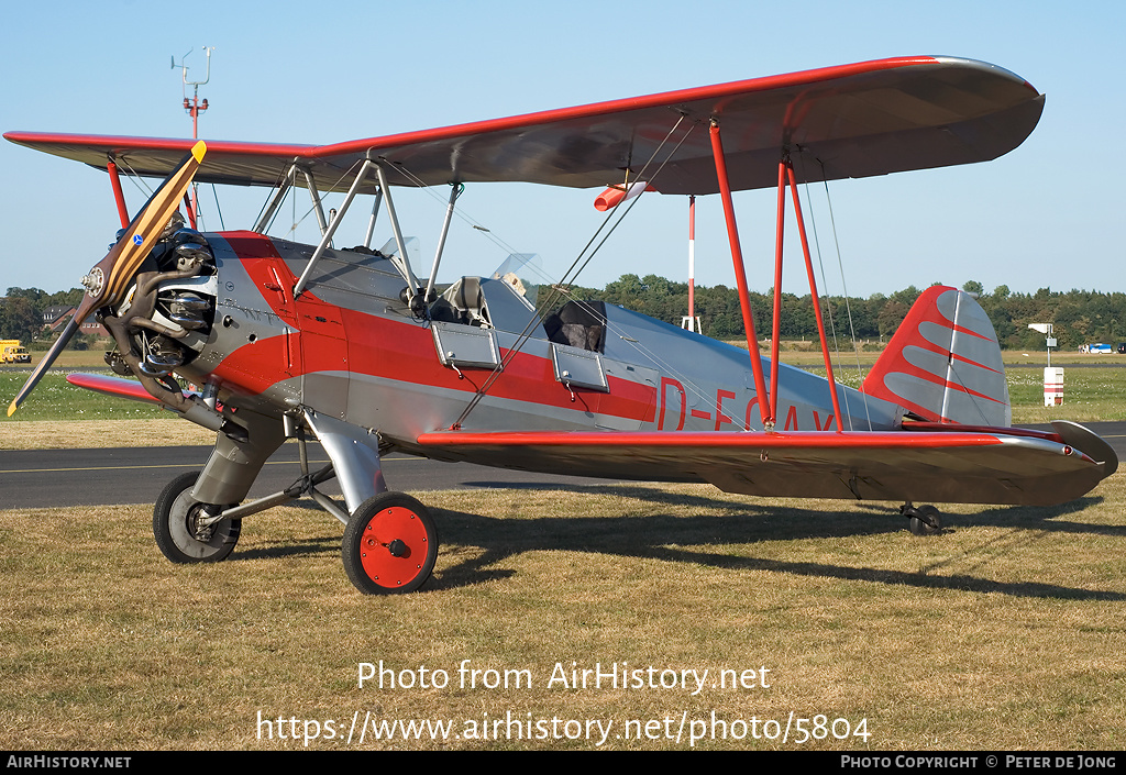 Aircraft Photo of D-EQAX | Focke-Wulf Fw-44J Stieglitz | AirHistory.net #5804