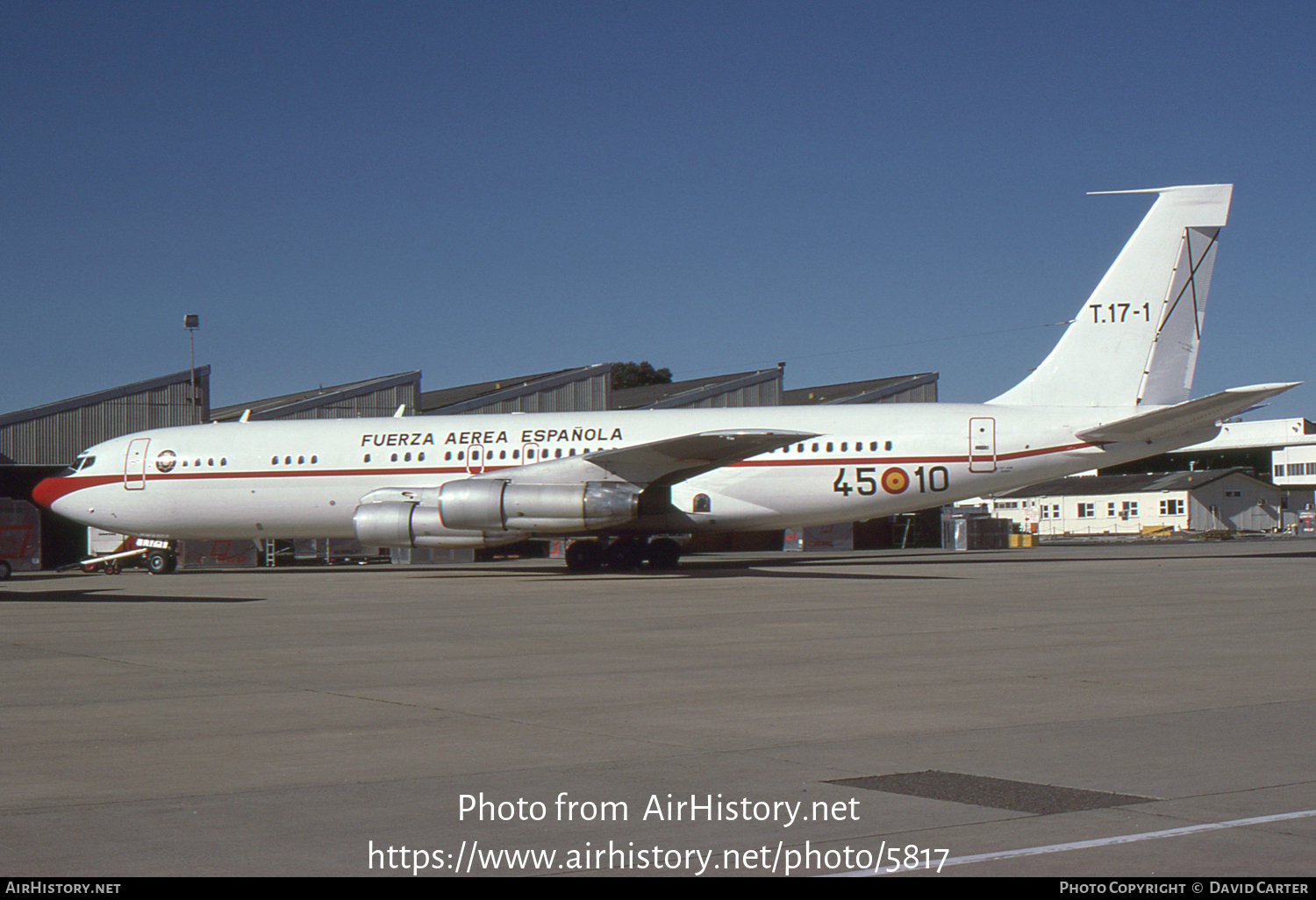 Aircraft Photo of T.17-1 | Boeing 707-331B | Spain - Air Force | AirHistory.net #5817