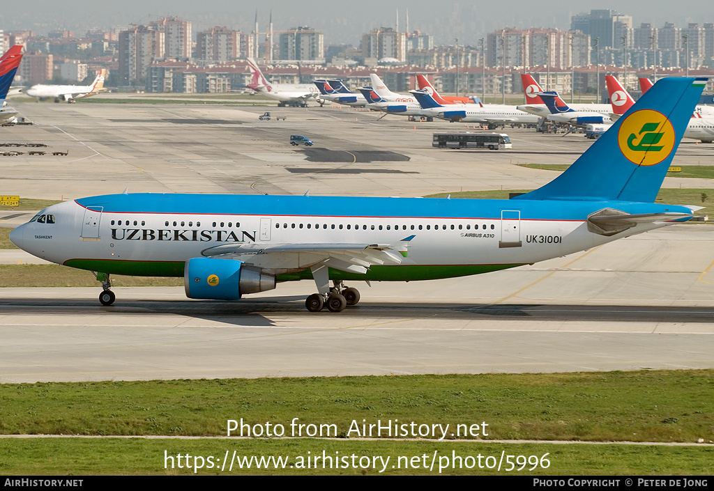 Aircraft Photo of UK-31001 | Airbus A310-324 | Uzbekistan Airways | AirHistory.net #5996
