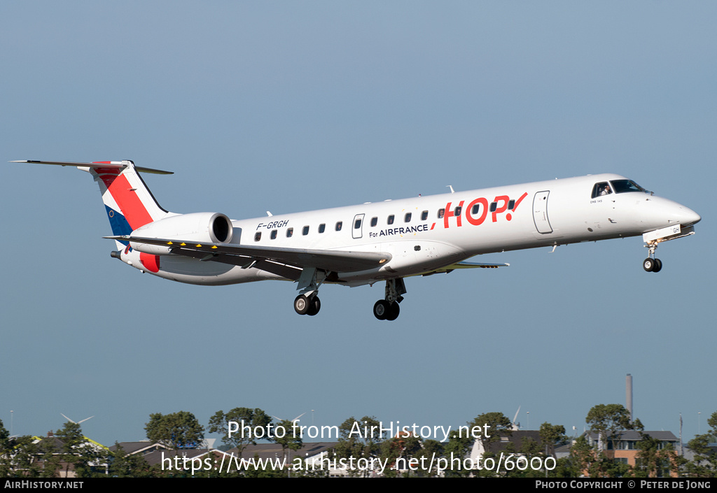 Aircraft Photo of F-GRGH | Embraer ERJ-145EU (EMB-145EU) | Hop! | AirHistory.net #6000