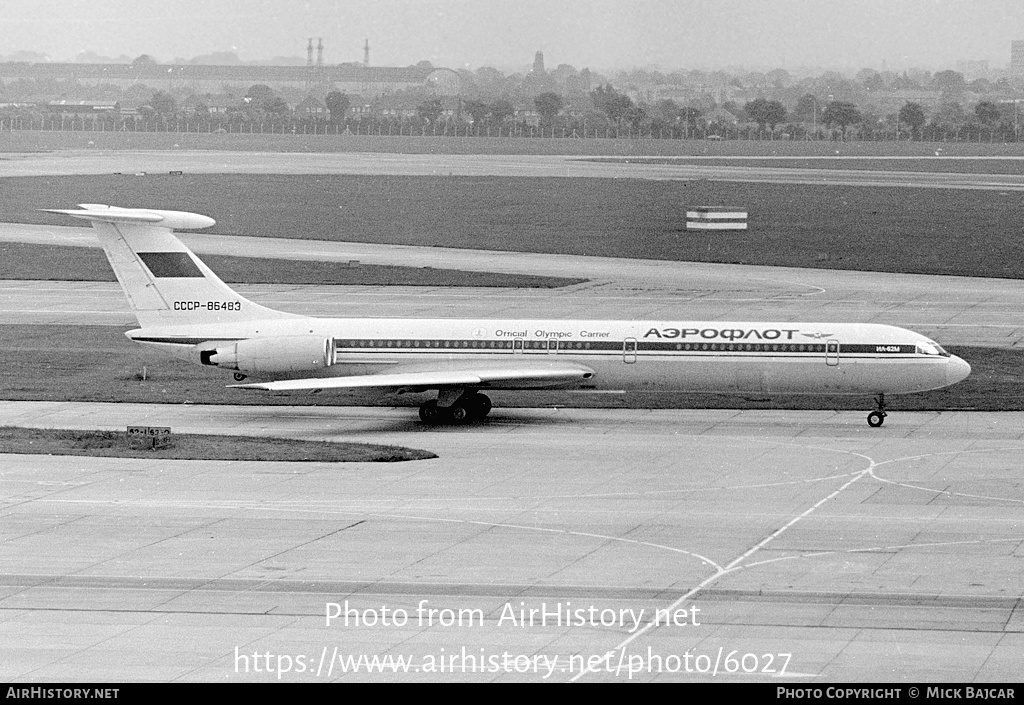 Aircraft Photo of CCCP-86483 | Ilyushin Il-62M | Aeroflot | AirHistory.net #6027