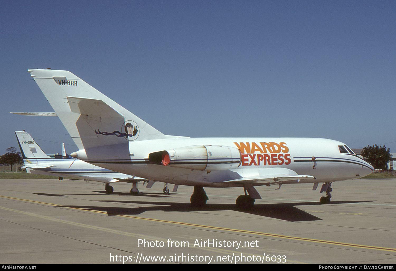 Aircraft Photo of VH-BRR | Dassault Falcon 20D-5(F) | Wards Express | AirHistory.net #6033