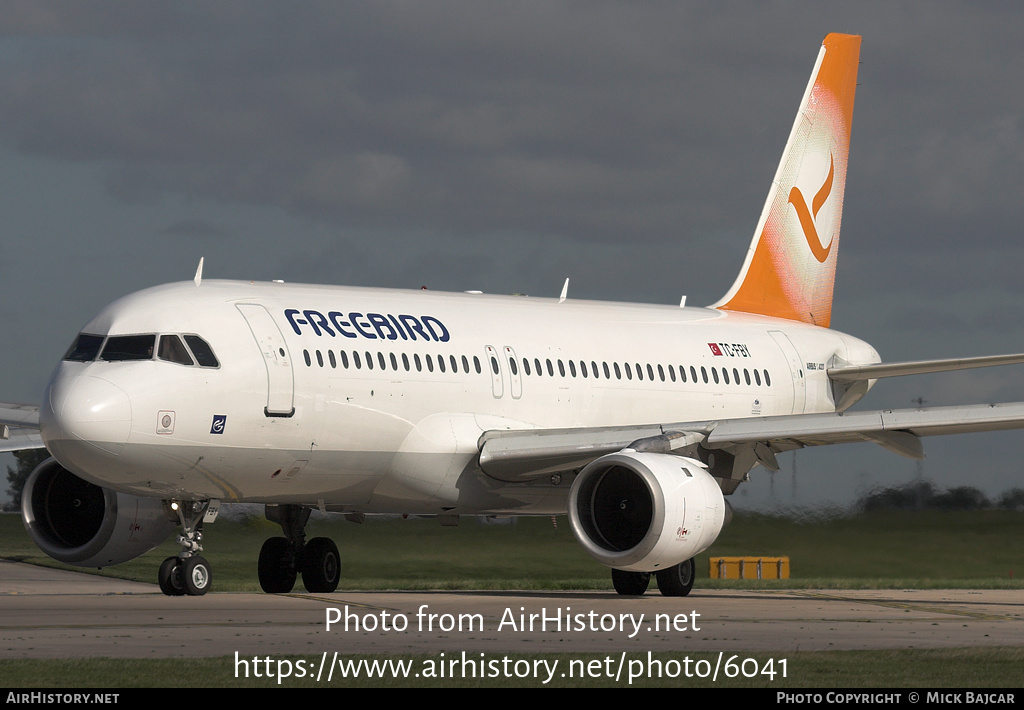 Aircraft Photo of TC-FBY | Airbus A320-211 | Freebird Airlines | AirHistory.net #6041