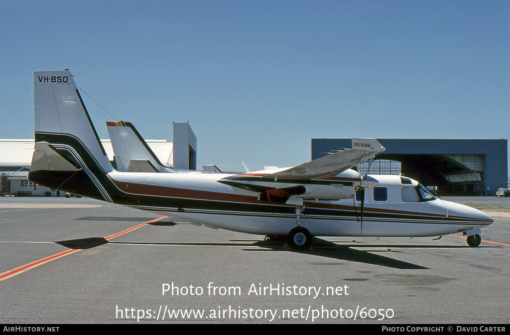 Aircraft Photo of VH-BSO | Gulfstream American 690C Jetprop 840 | AirHistory.net #6050