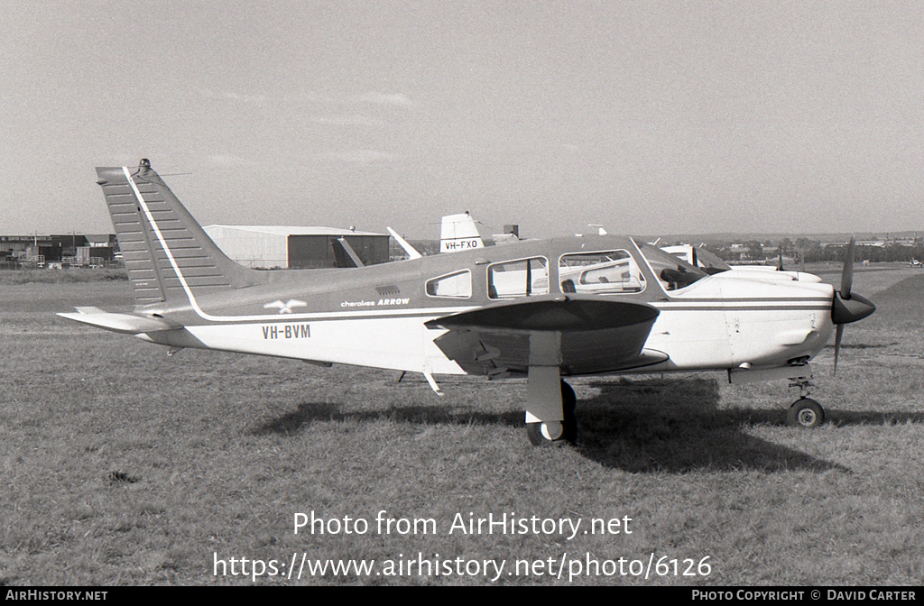 Aircraft Photo of VH-BVM | Piper PA-28R-200 Cherokee Arrow II | Australian Flying Training School - AFTS | AirHistory.net #6126