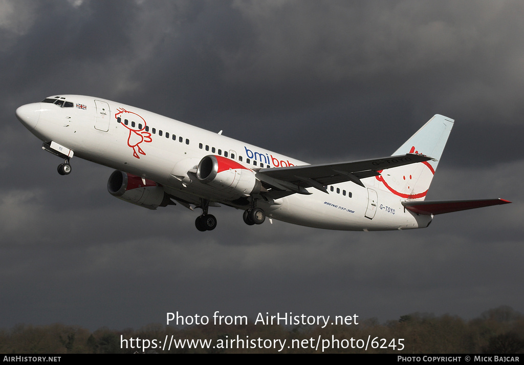 Aircraft Photo of G-TOYC | Boeing 737-3Q8 | Bmibaby | AirHistory.net #6245