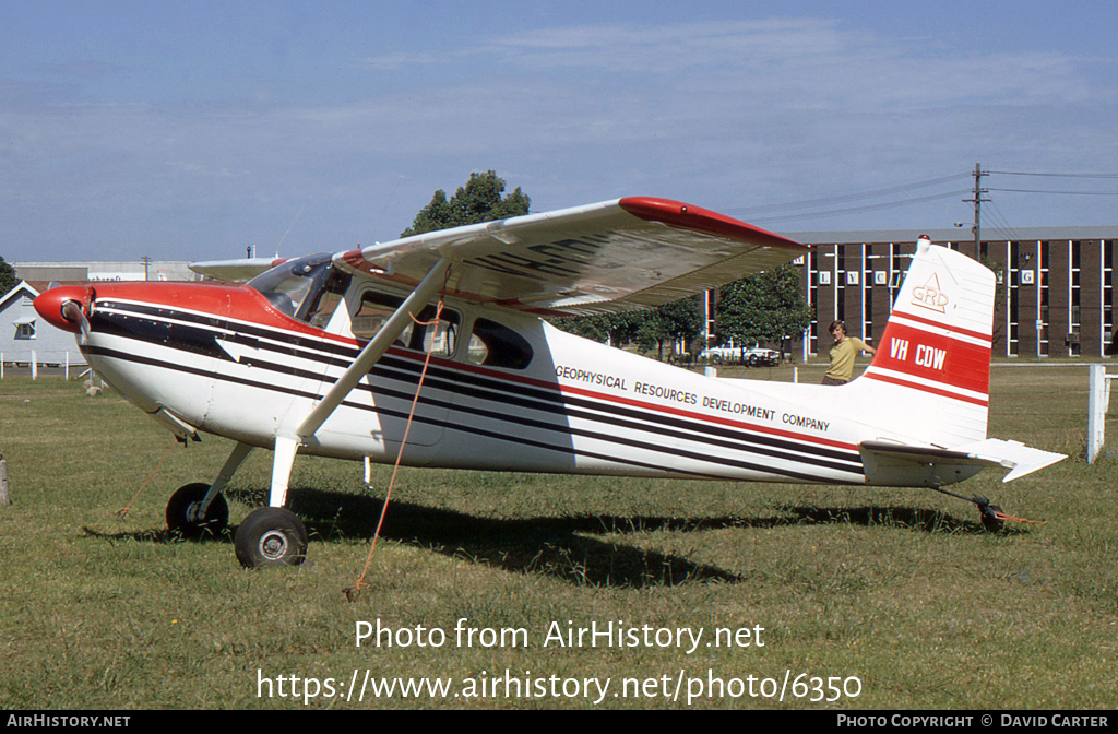 Aircraft Photo of VH-CDW | Cessna 180 | Geophysical Resources Development - GRD | AirHistory.net #6350