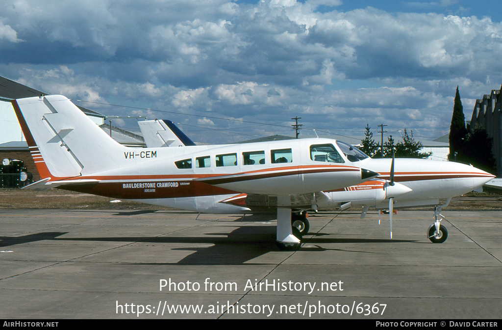 Aircraft Photo of VH-CEM | Cessna 402B | Baulderstone Crawford | AirHistory.net #6367