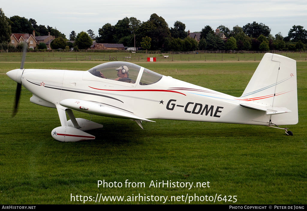 Aircraft Photo of G-CDME | Van's RV-7 | AirHistory.net #6425