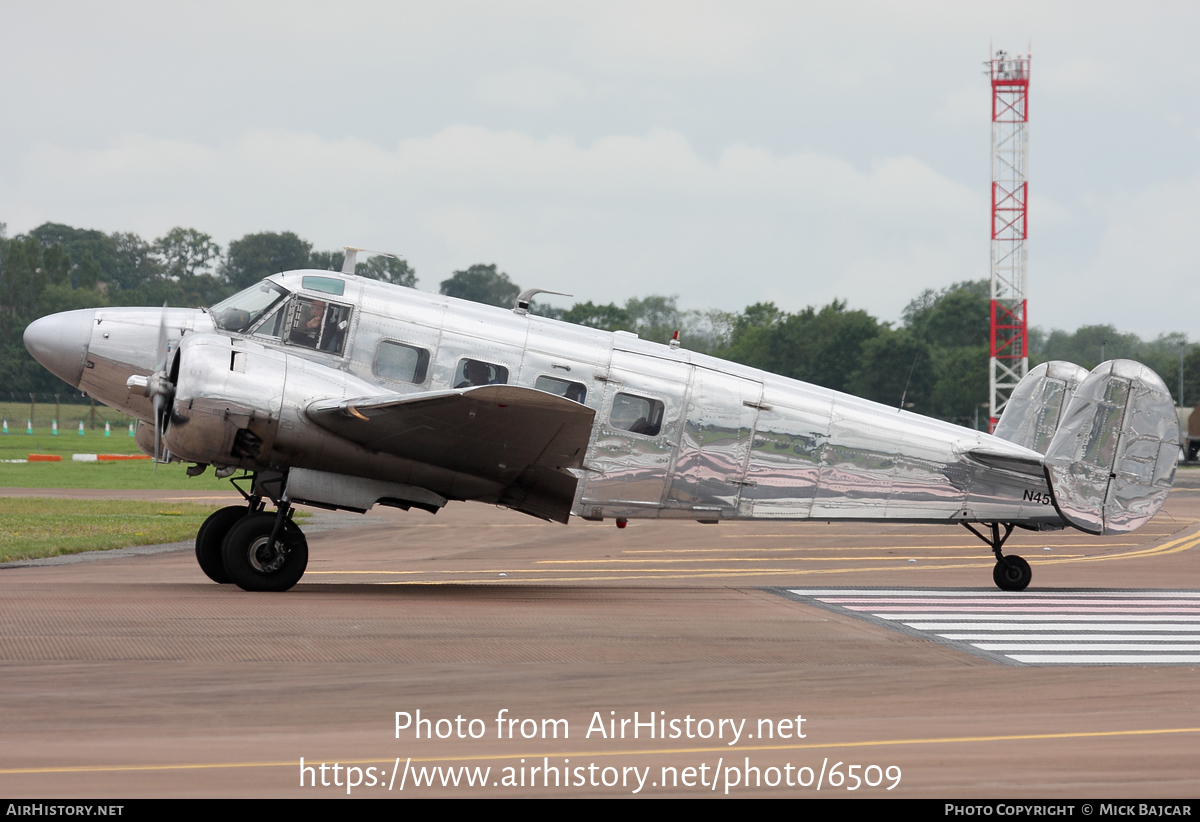 Aircraft Photo of N45CF | Beech G18S | AirHistory.net #6509