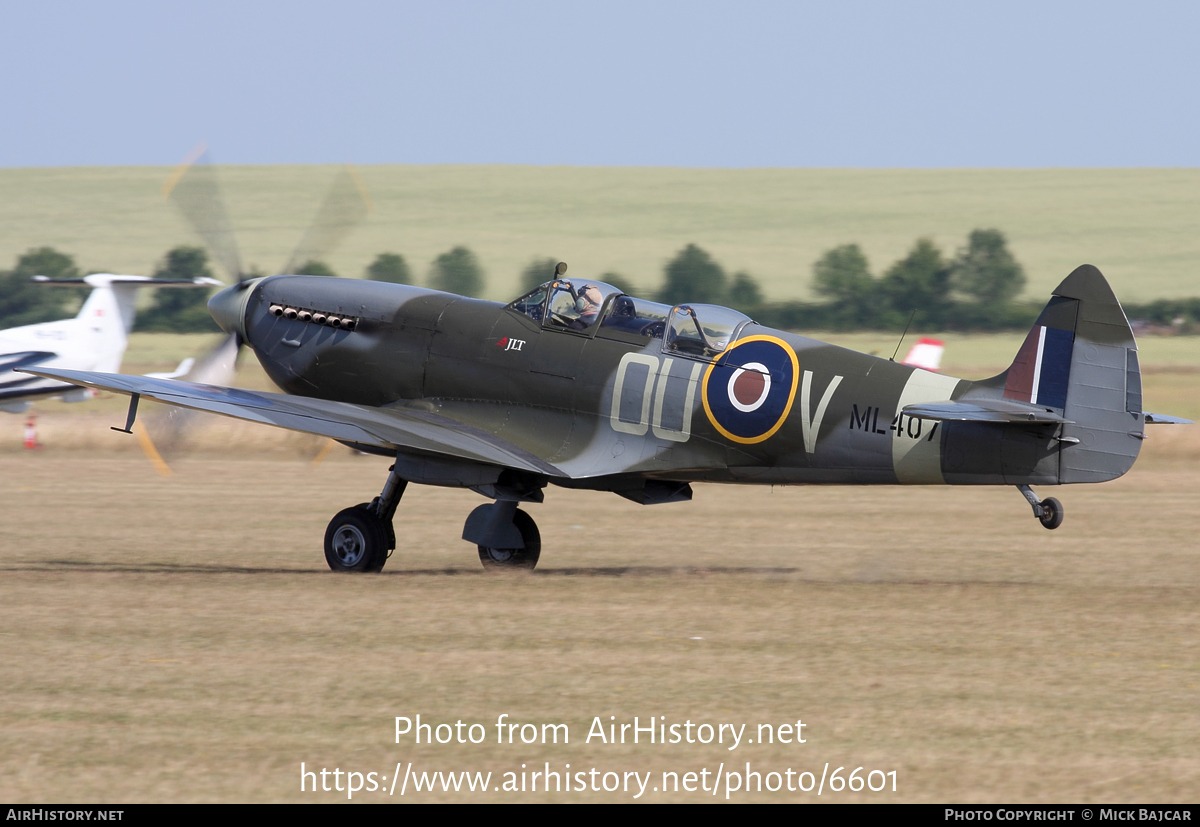 Aircraft Photo of G-LFIX / ML407 | Supermarine 509 Spitfire T9 | UK - Air Force | AirHistory.net #6601