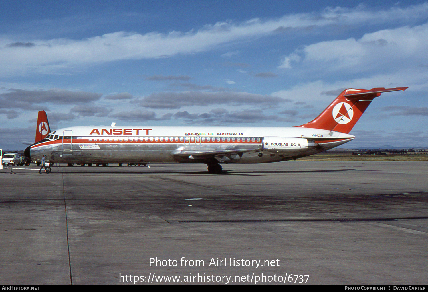 Aircraft Photo of VH-CZB | Douglas DC-9-31 | Ansett Airlines of Australia | AirHistory.net #6737