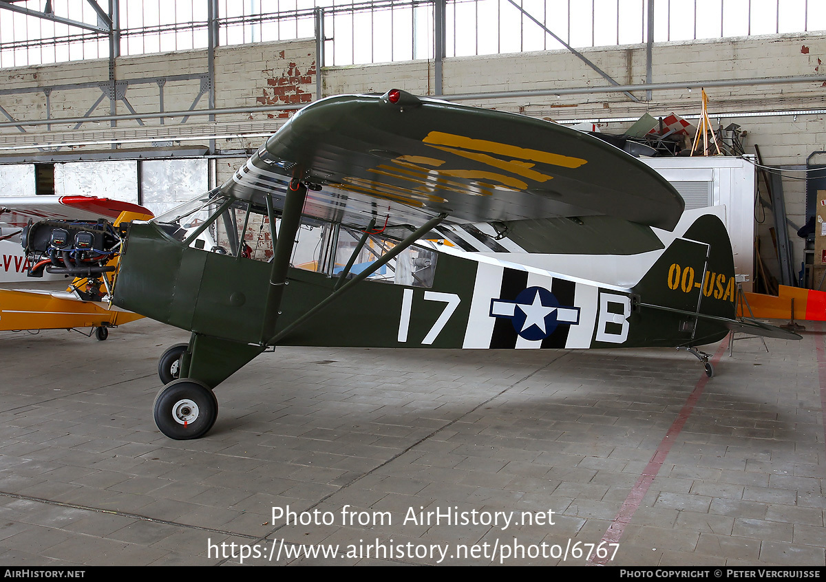 Aircraft Photo of OO-USA | Piper L-21B Super Cub | USA - Air Force | AirHistory.net #6767