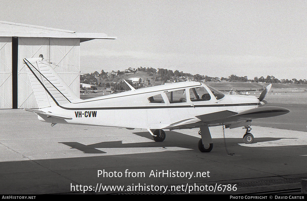Aircraft Photo of VH-CVW | Piper PA-28R-180 Cherokee Arrow | AirHistory.net #6786