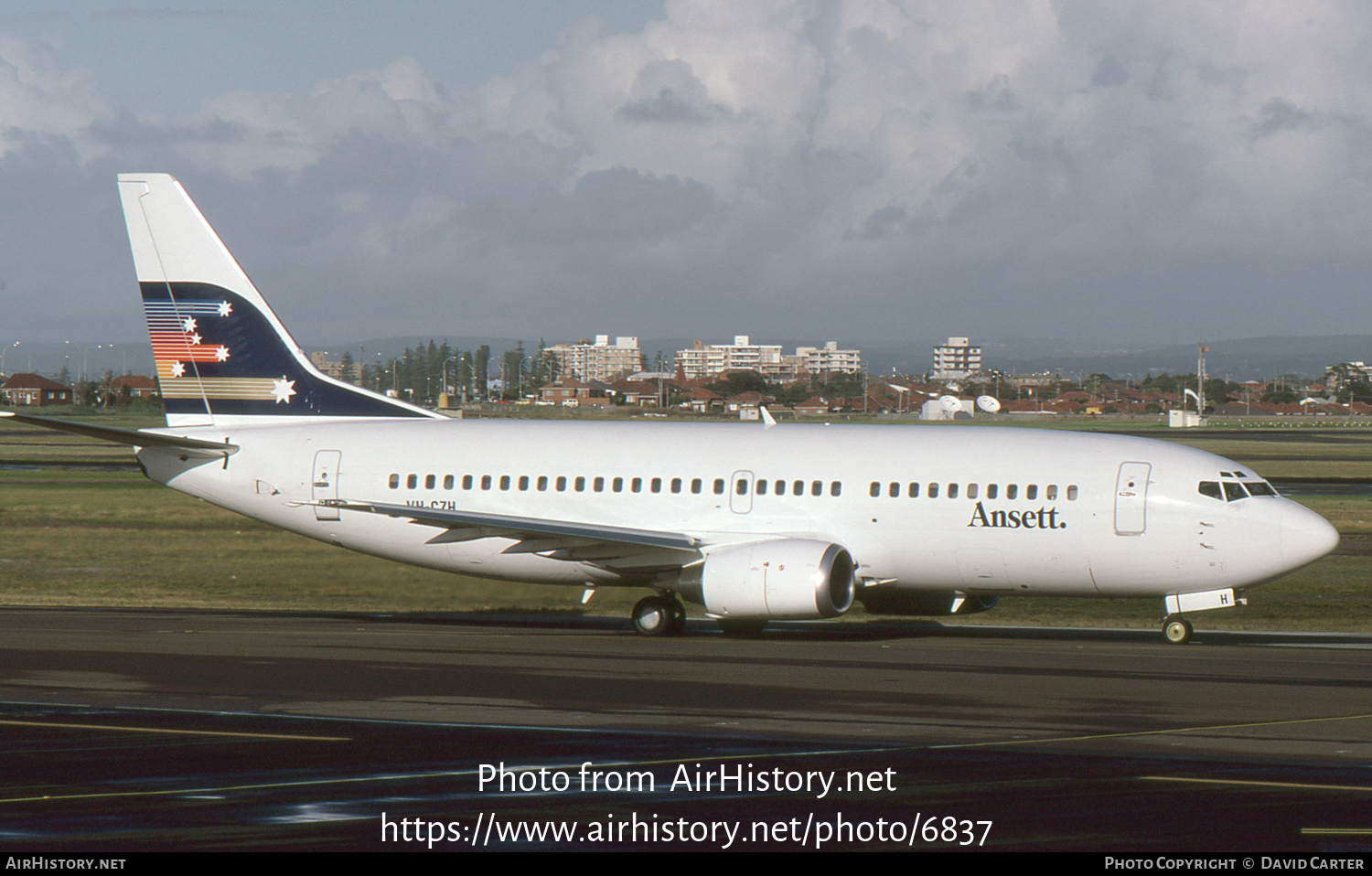 Aircraft Photo of VH-CZH | Boeing 737-377 | Ansett | AirHistory.net #6837