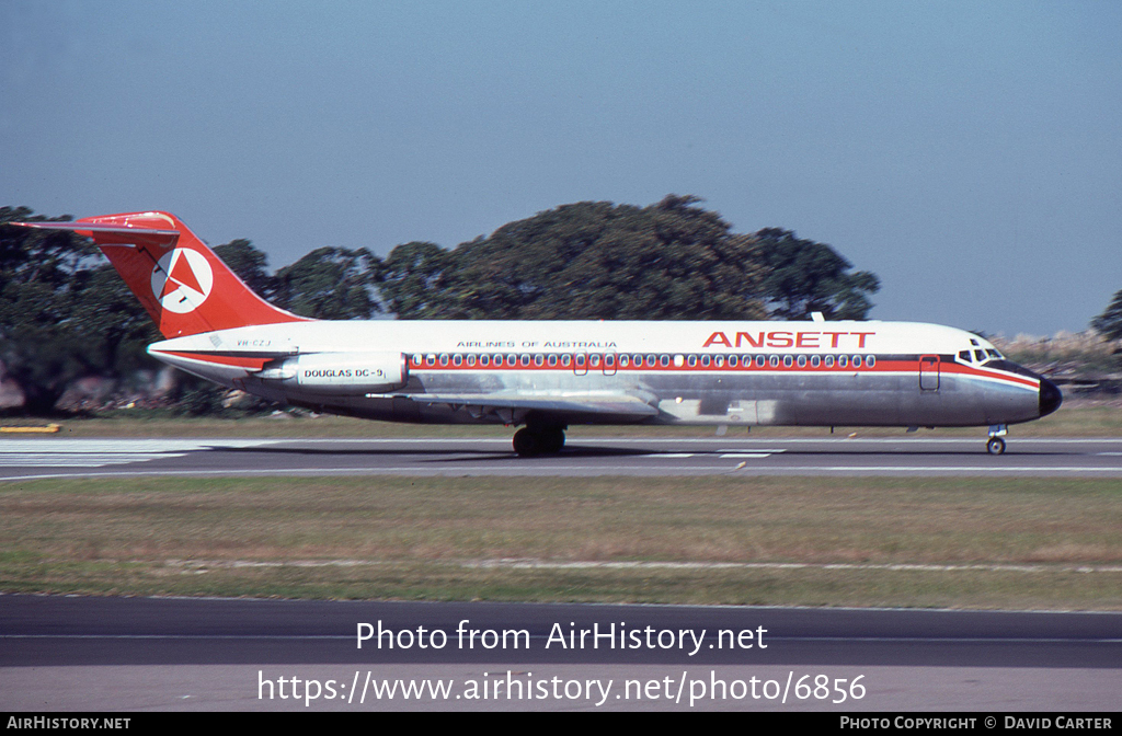 Aircraft Photo of VH-CZJ | McDonnell Douglas DC-9-31 | Ansett Airlines of Australia | AirHistory.net #6856