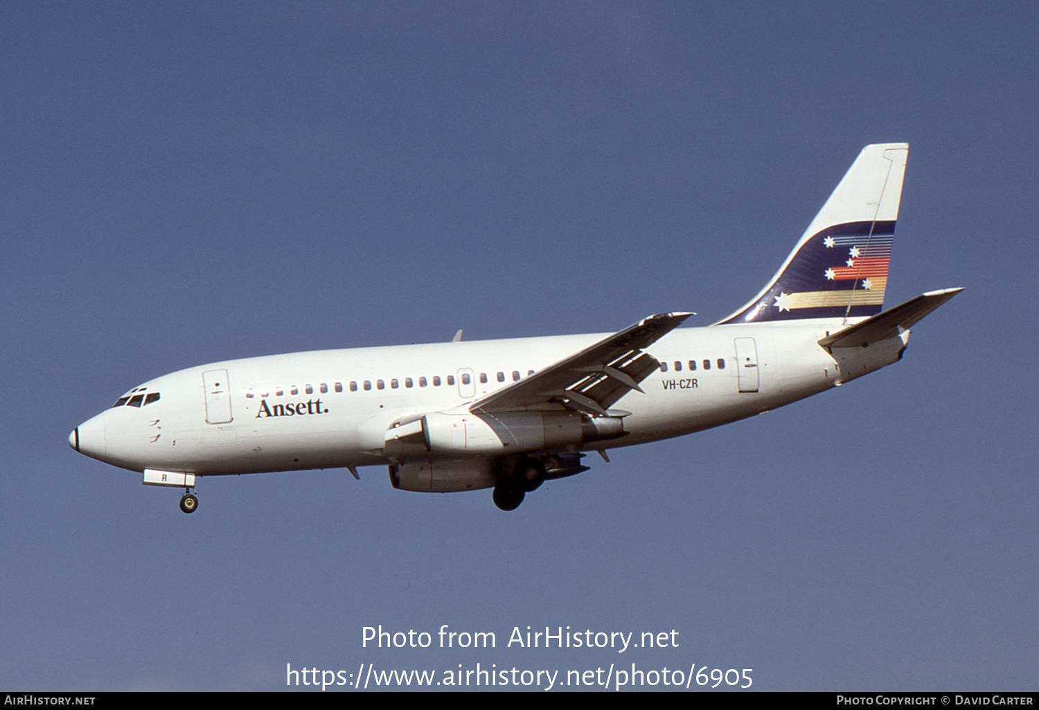 Aircraft Photo of VH-CZR | Boeing 737-277/Adv | Ansett | AirHistory.net #6905