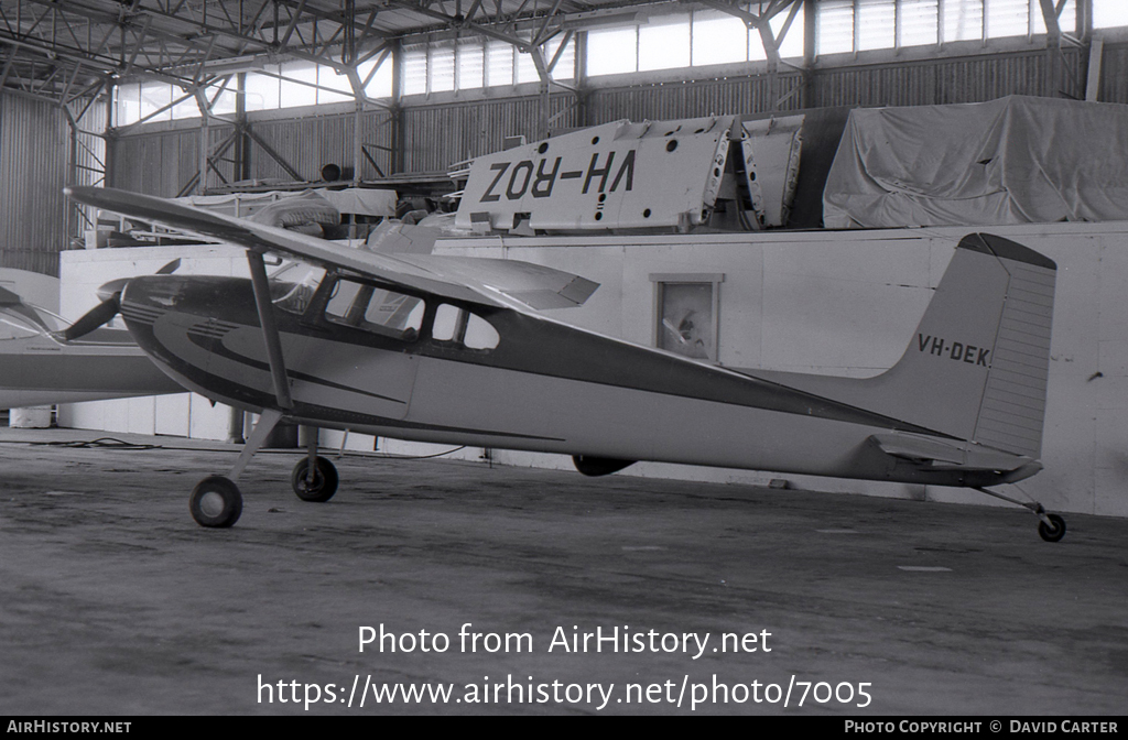 Aircraft Photo of VH-DEK | Cessna 180 | AirHistory.net #7005