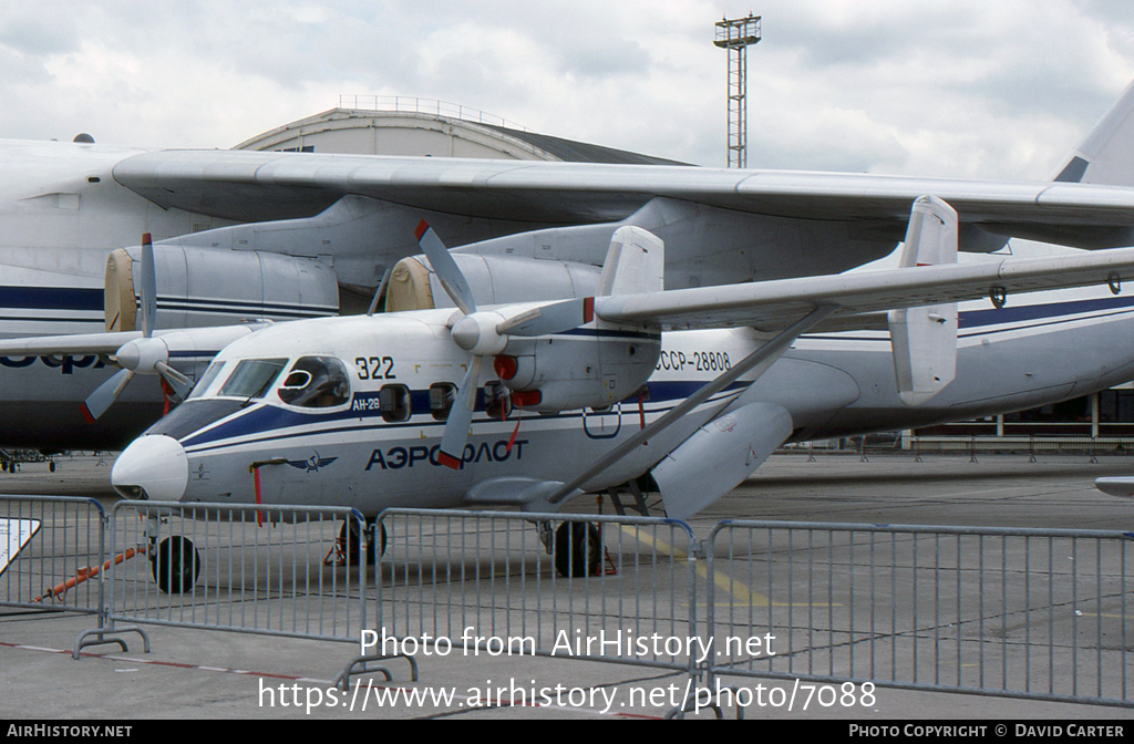 Aircraft Photo of CCCP-28808 | PZL-Mielec An-28 | Aeroflot | AirHistory.net #7088