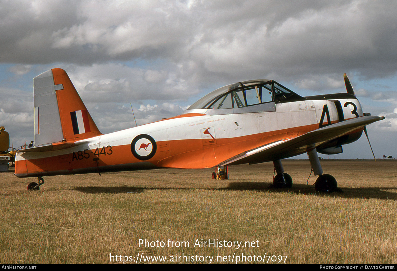 Aircraft Photo of A85-443 | Commonwealth CA-25 Winjeel | Australia - Air Force | AirHistory.net #7097